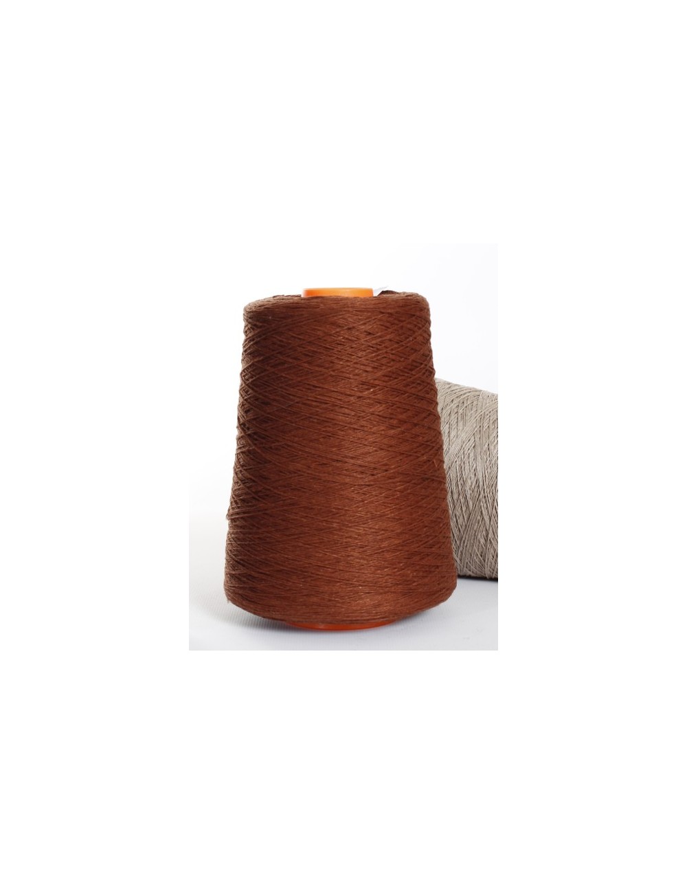 Hørgarn 11(16) cognac brun farve