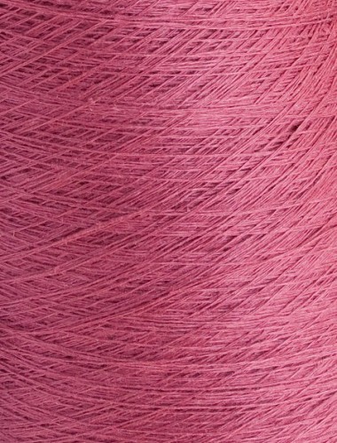 Linen yarn flax | Hørgarn i fire tykkelser | Mørk rosa farve