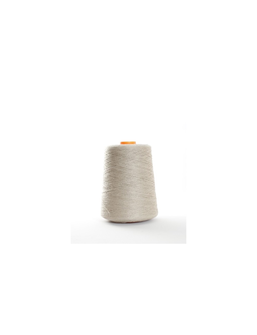 Hørgarn 7(7) grønlig beige farve