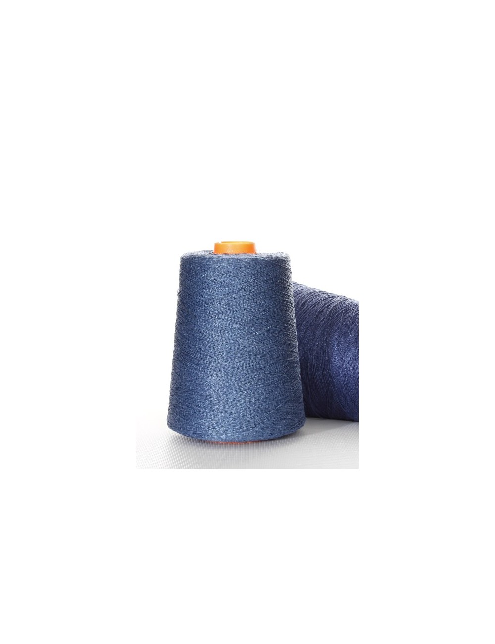 Hørgarn 2(23) denim blå farve
