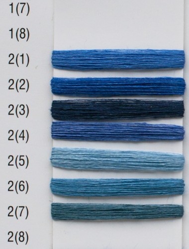 Hørgarn 2(3) marineblå farve