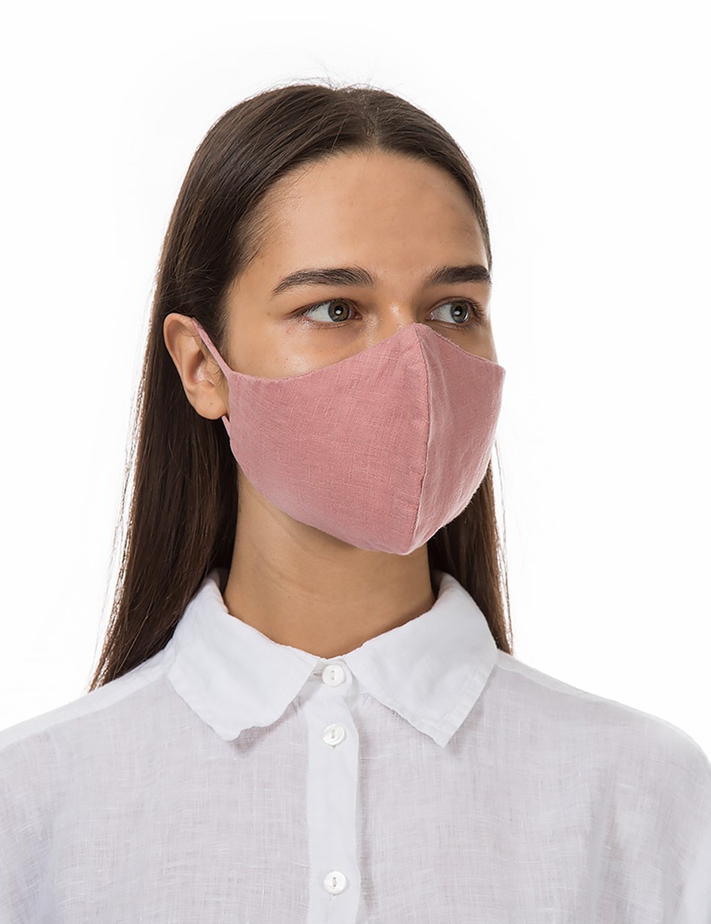 Mundbind i rosa farve 155