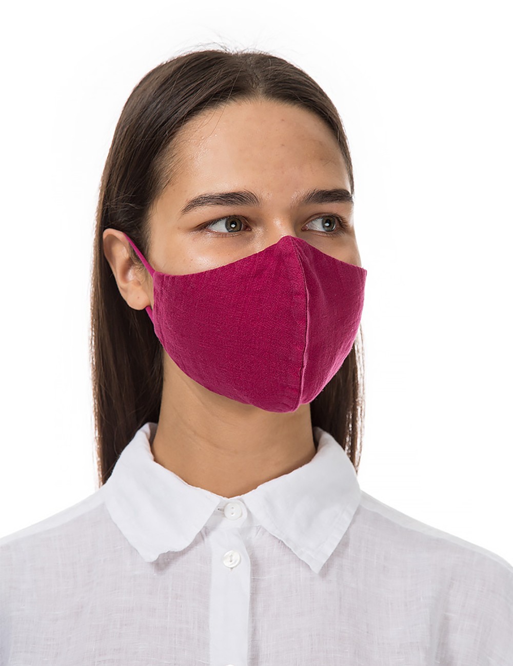 Mundbind i fuchsia farve 144