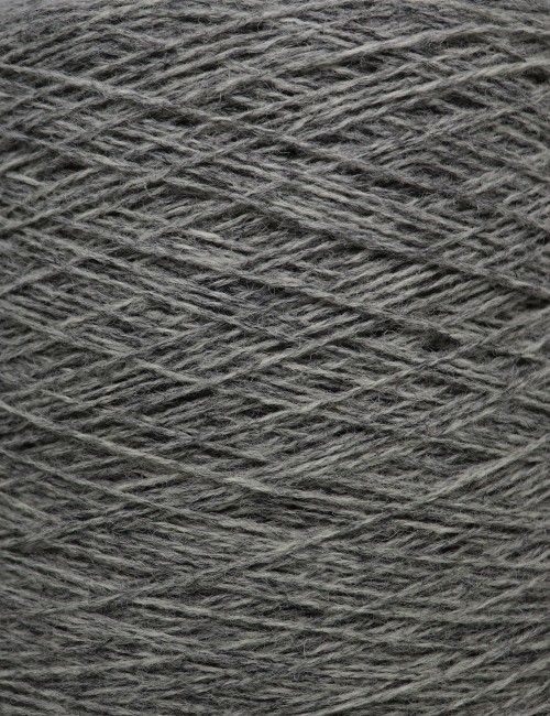 Strømpegarn 80%uld - 960 mørke grå