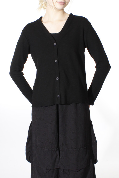 Merino uld cardigan 8006 i basis farver
