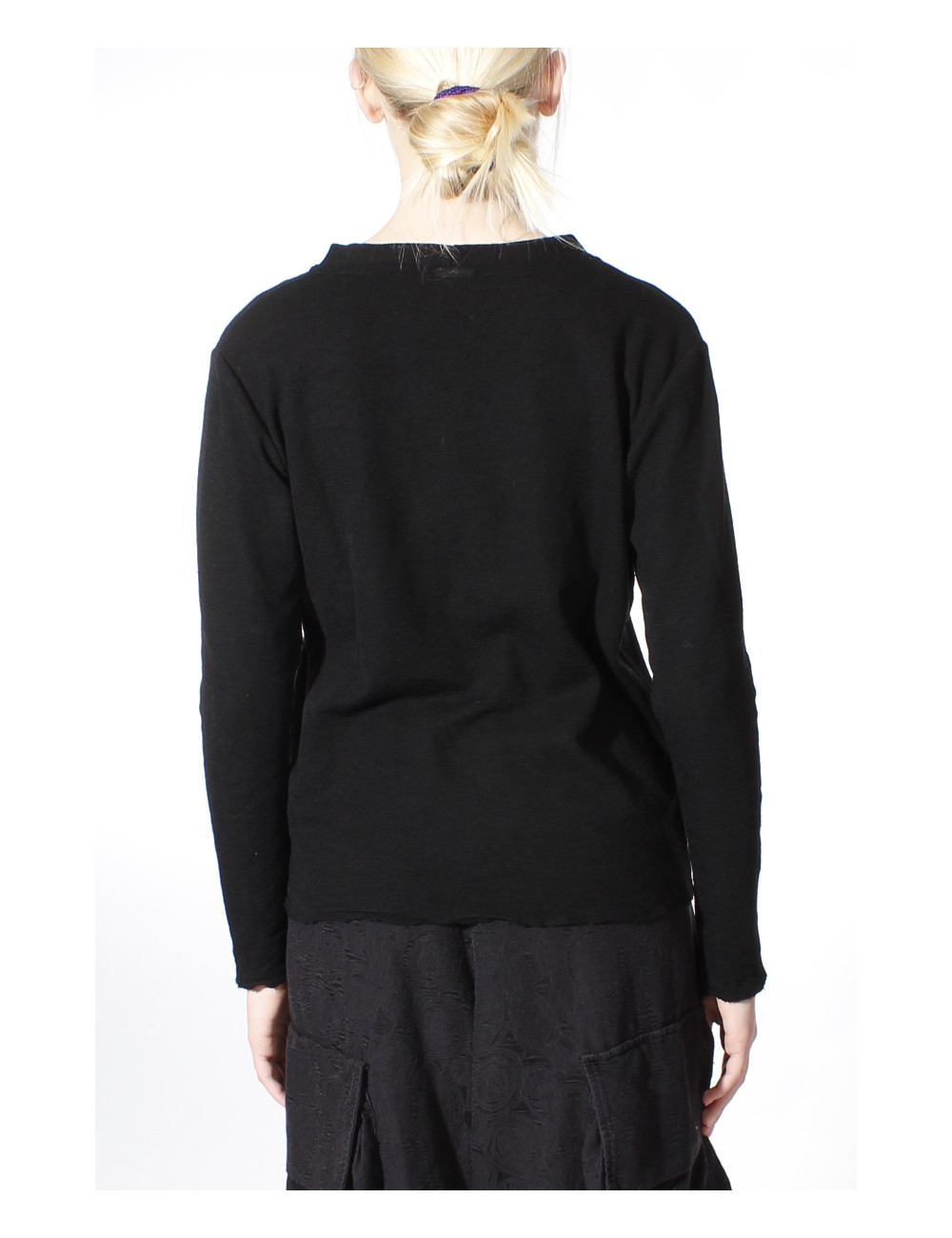Merino uld cardigan 8006 i basis farver