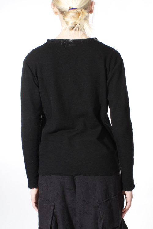 Merino uld cardigan 8006 i basis farver