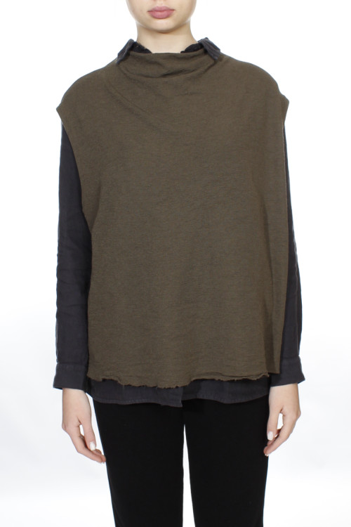Vest i uld - klassiske farver