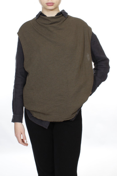Vest i uld Blusbar oliven 2009