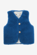 Bamset børnevest i uld