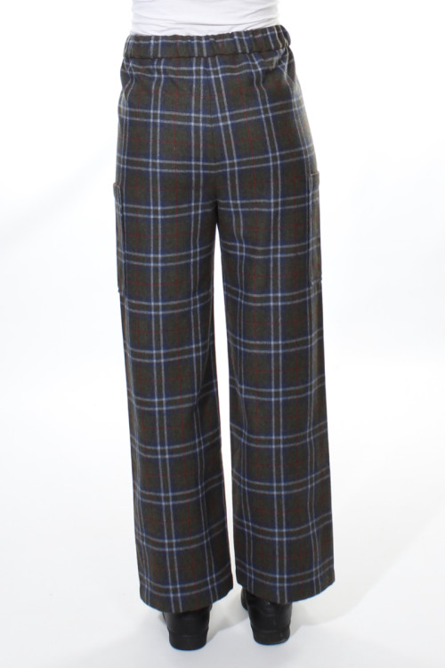Klassiske uld bukser med tern