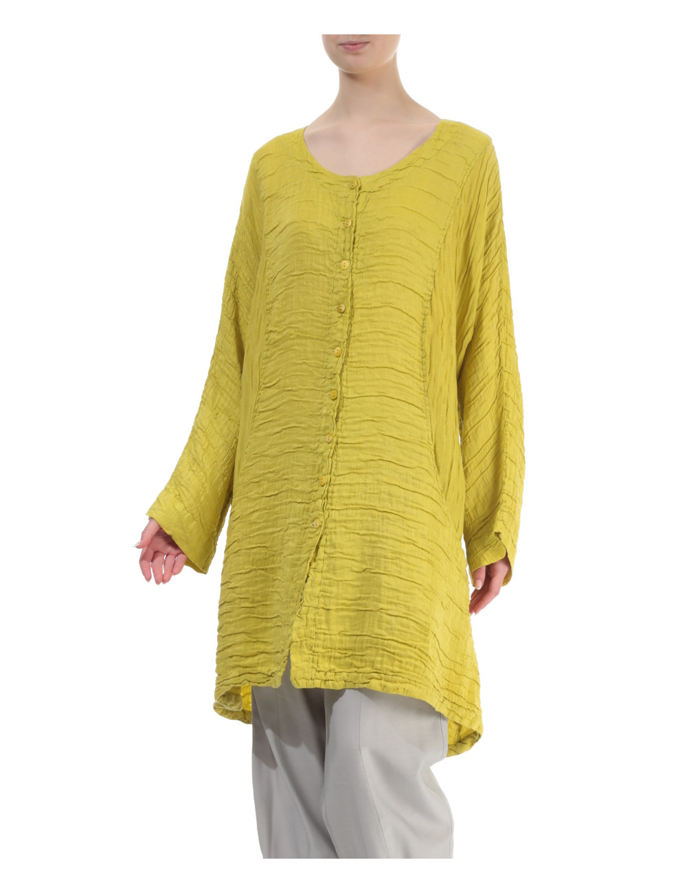 Cardigan i tulipan-facon
