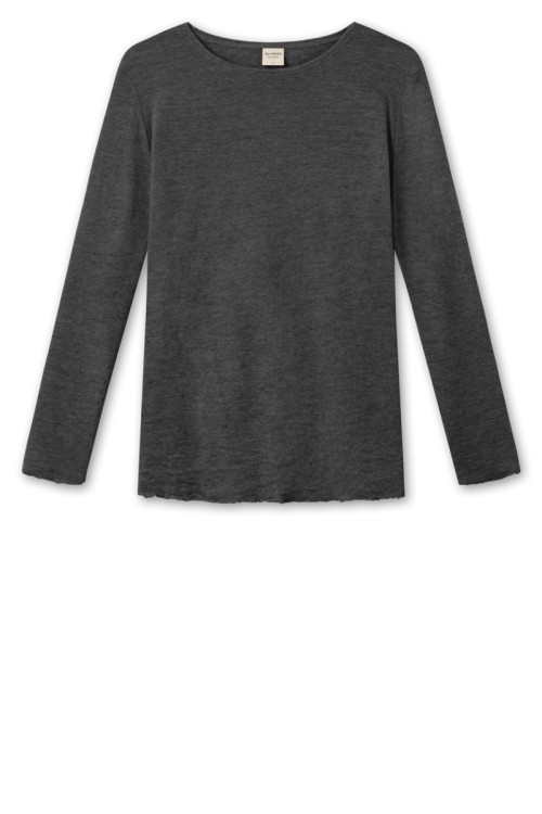 Merino T-shirt i basis farver 4002