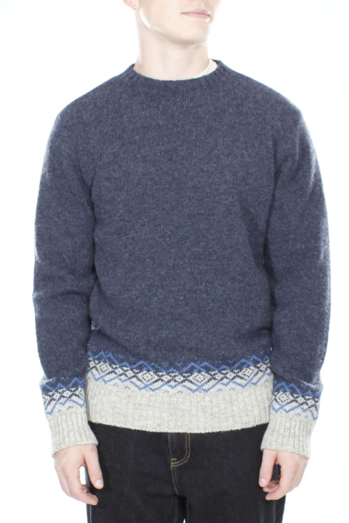 Nordisk inspireret pullover i 100% uld