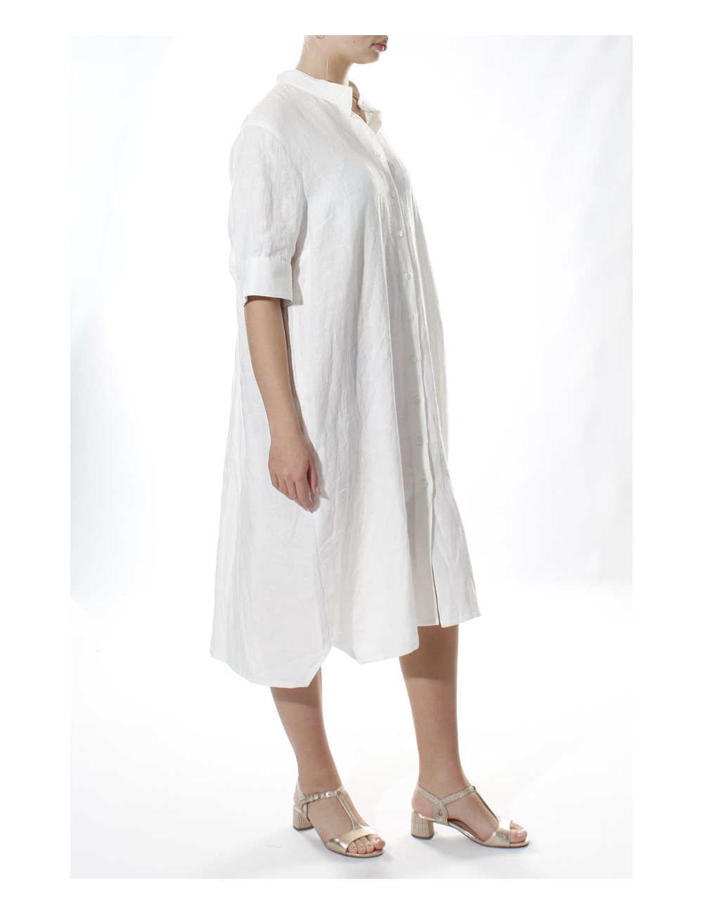 Skjortekjole i hør