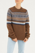 Cashmere og merino uld sweater
