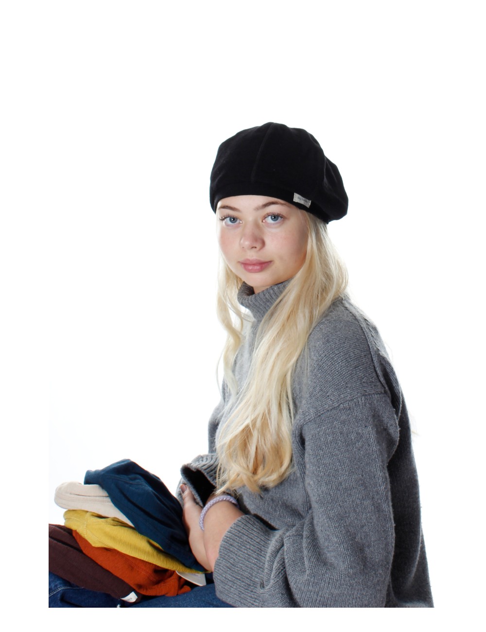 Berette i merino uld 1035 i basis farver