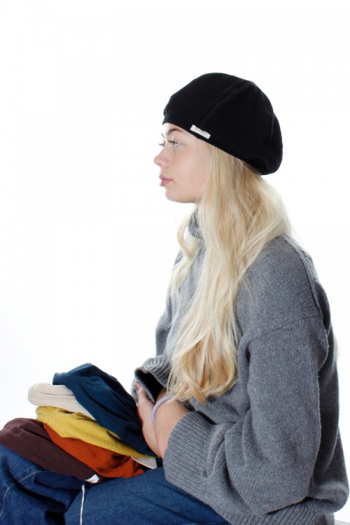 Berette i merino uld 1035 i basis farver