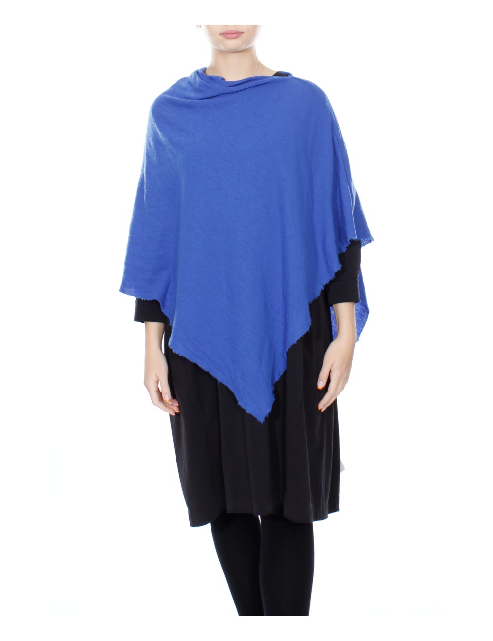 Poncho i merinould 1001 i farver