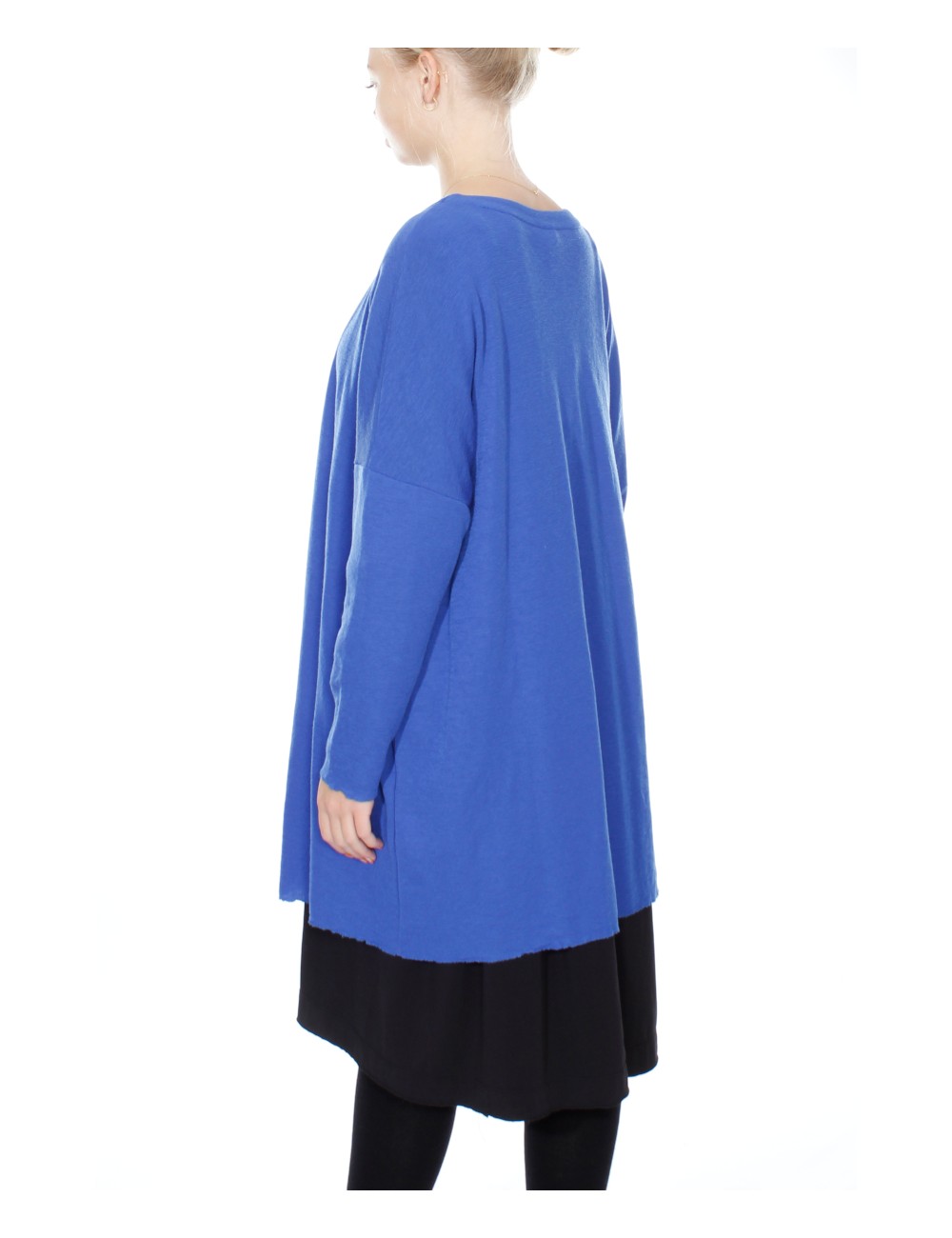 Oversize merino uld cardigan 8017 i farver