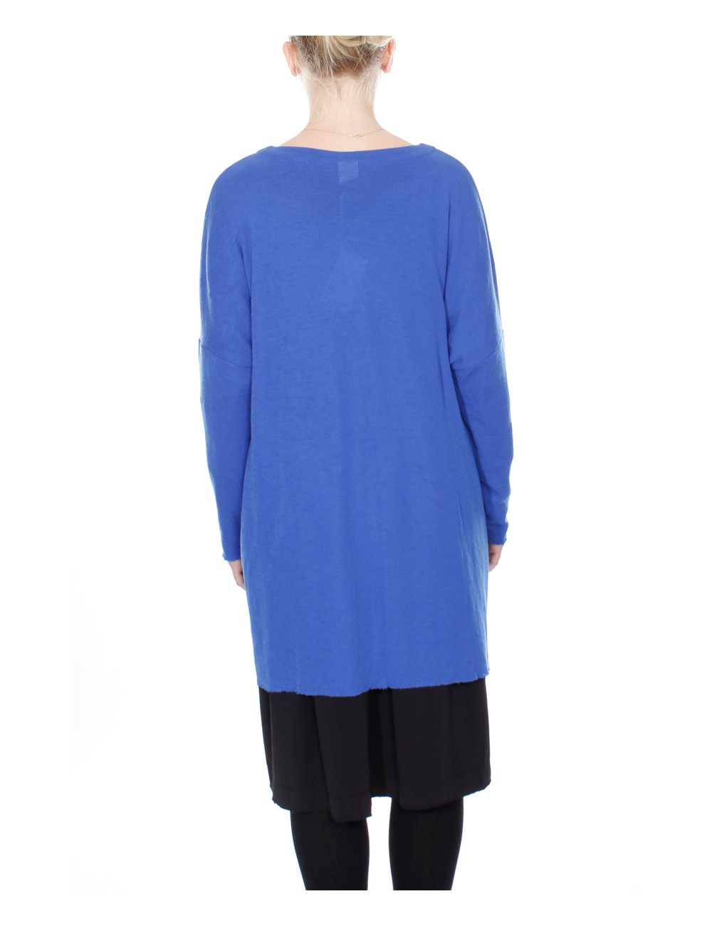 Oversize merino uld cardigan 8017 i farver