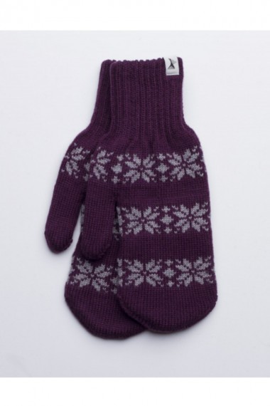 Dobbelte uldluffer med nordiske mønstrer