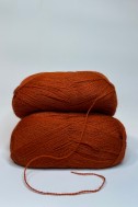 100% alpakagarn - rust orange