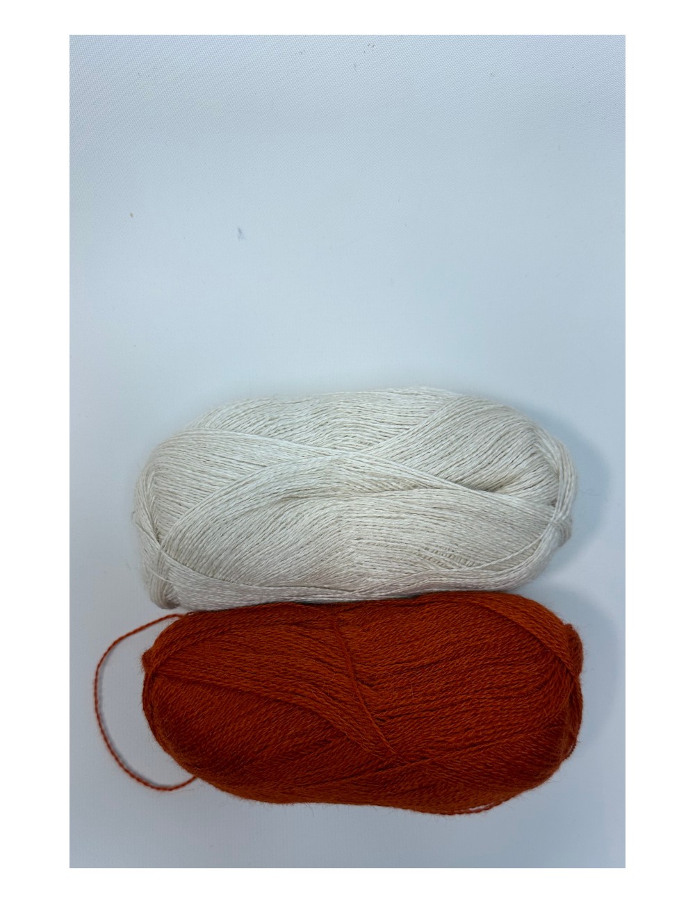 100% alpakagarn - rust orange