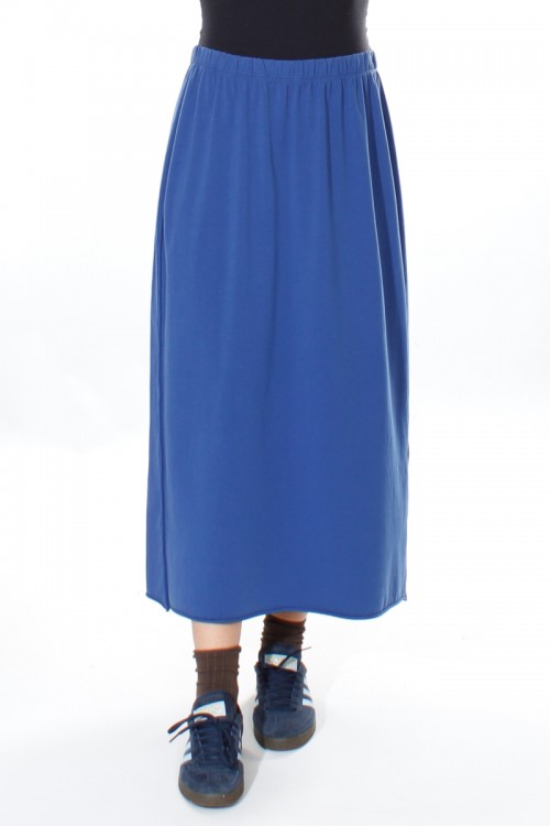 Kobolt blå nederdel i trikotage