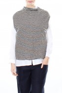 Vest i uld - striber