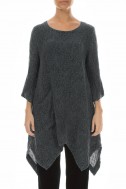 Dryp tunika med flora print