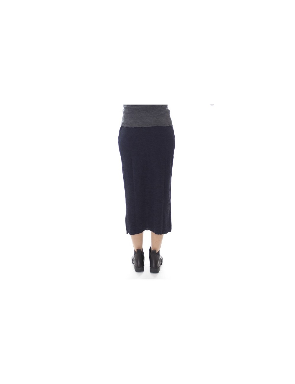 Rør nederdel i 100% merino uld 5003 i basis farver