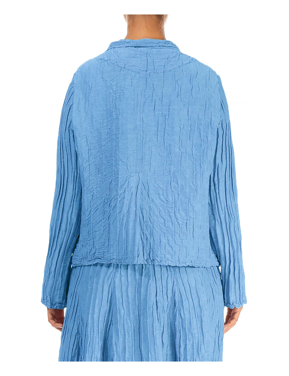 Let taljeret cardigan i silke-hør - ll