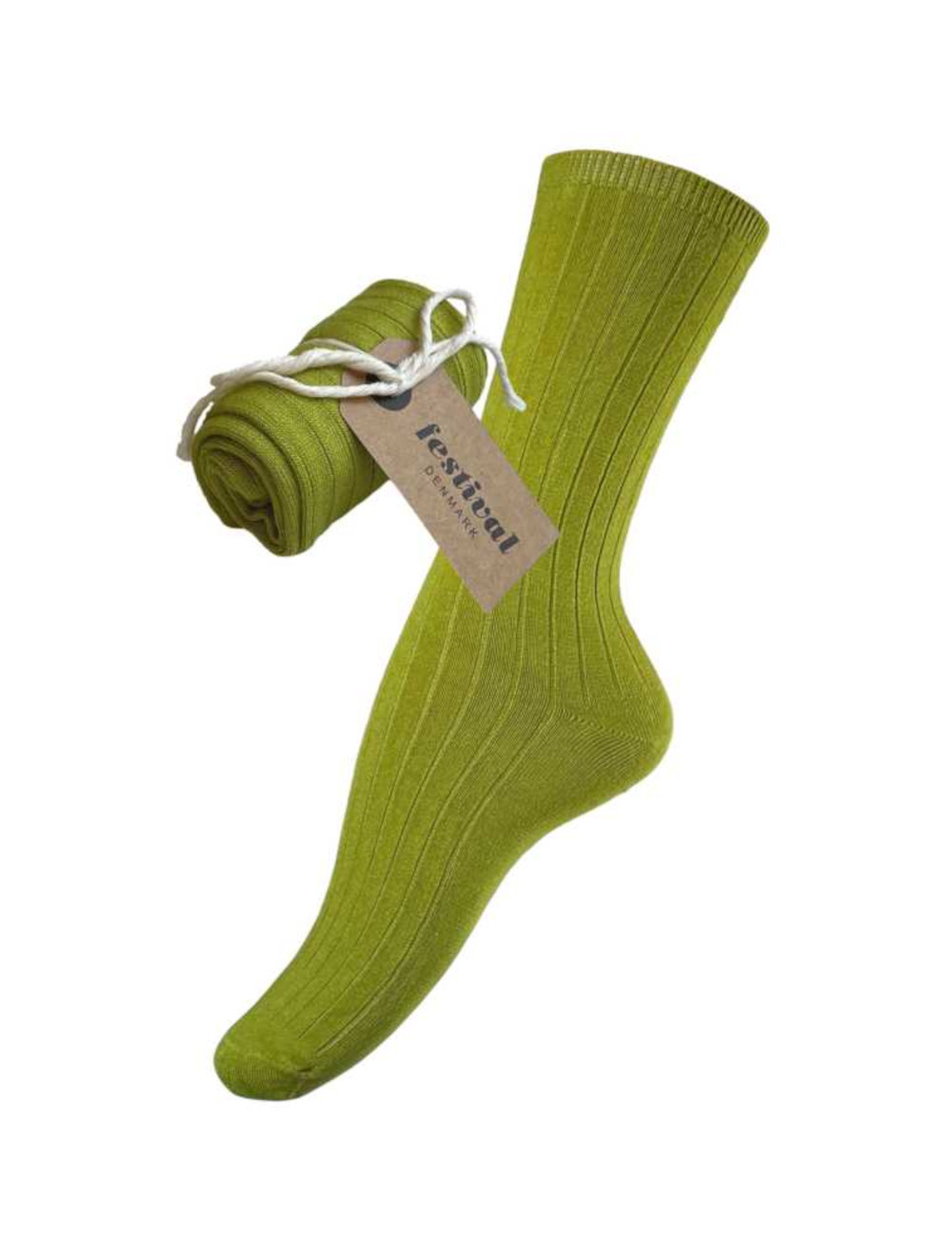 Bambus sokker i grønne nuancer