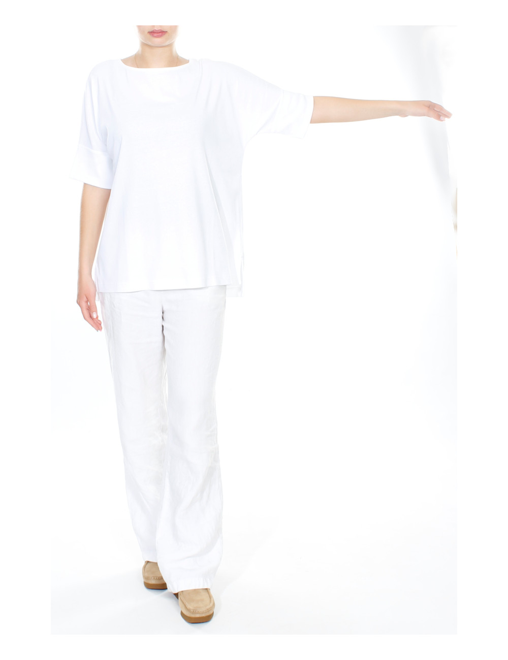 Rummelig T-shirt bluse