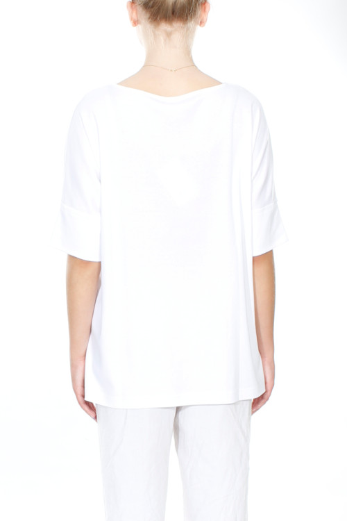 Rummelig T-shirt bluse