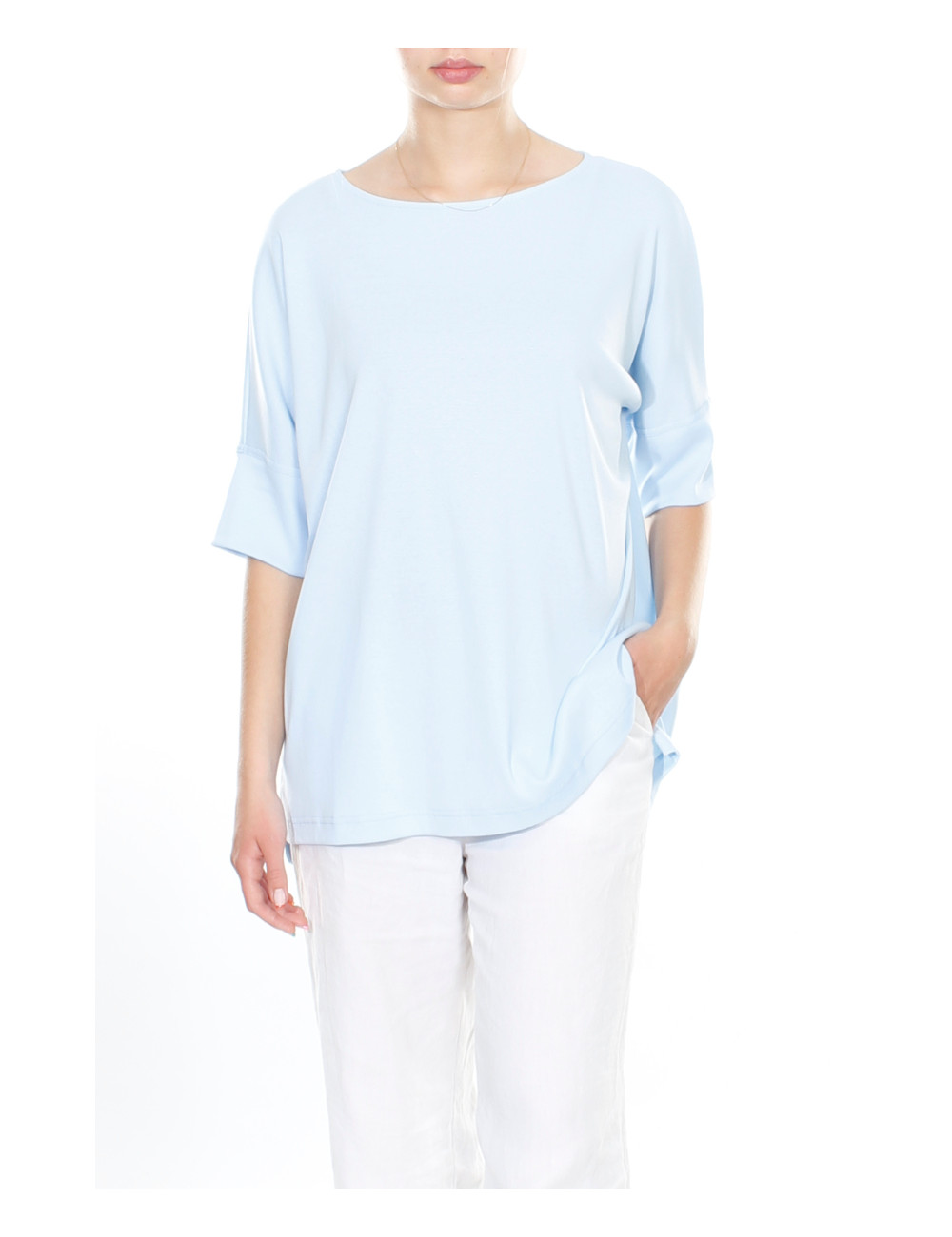 Rummelig T-shirt bluse