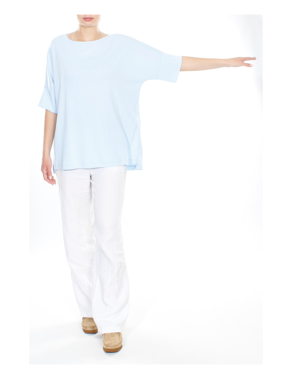 Rummelig T-shirt bluse