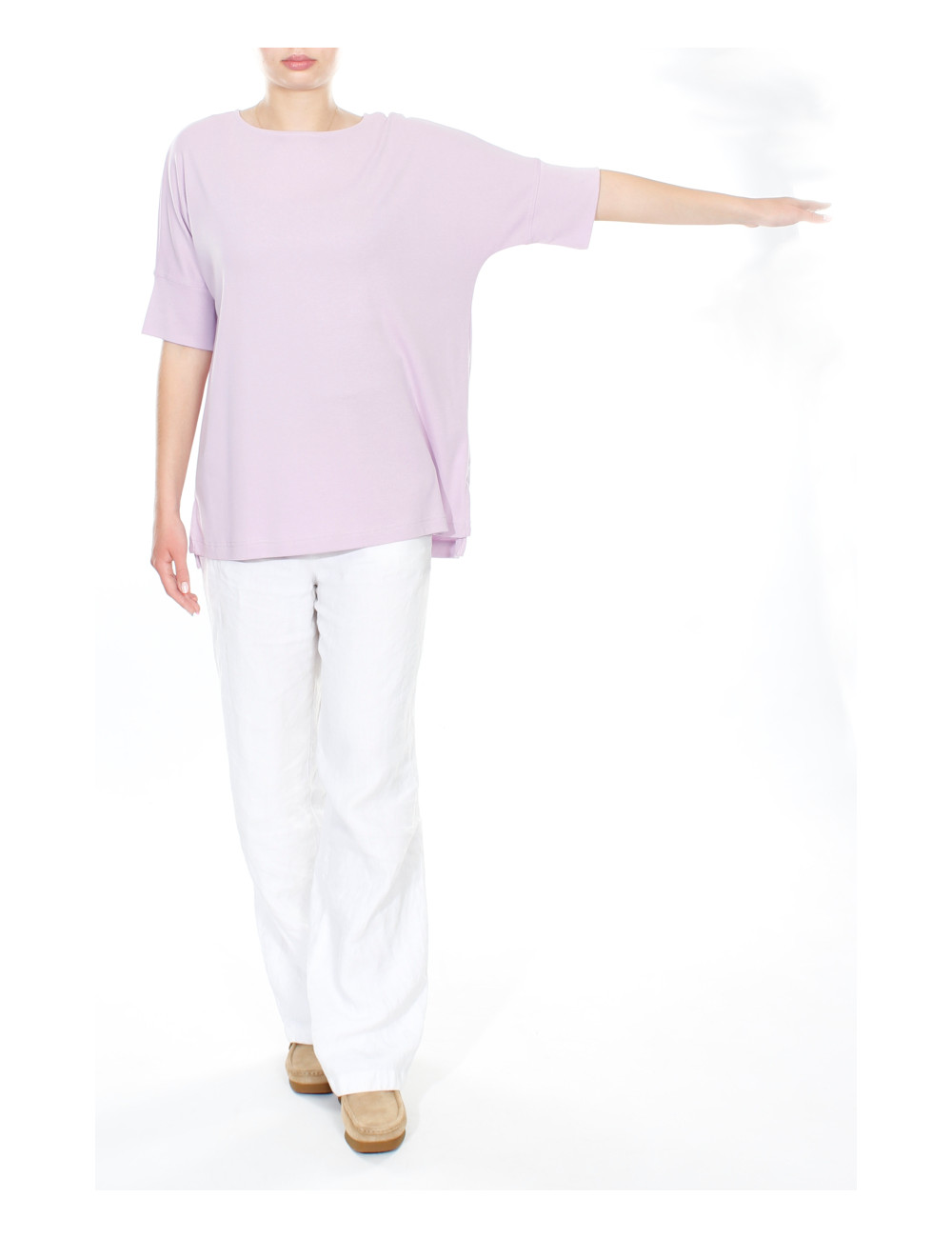 Rummelig T-shirt bluse