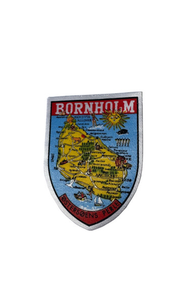Strygemærke med Bornholm