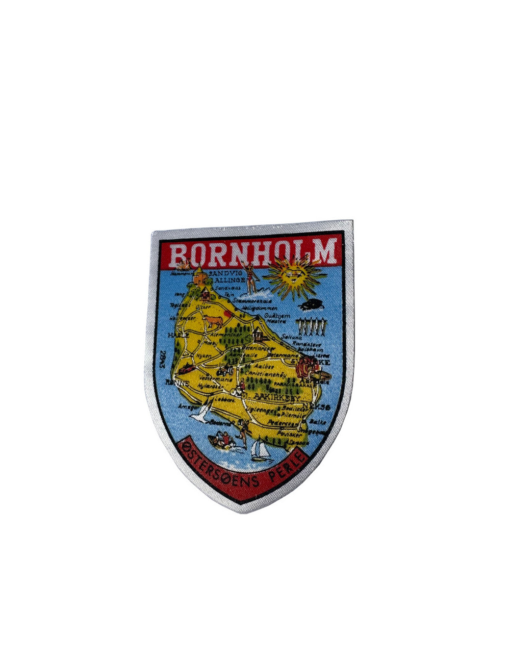 Strygemærke med Bornholm
