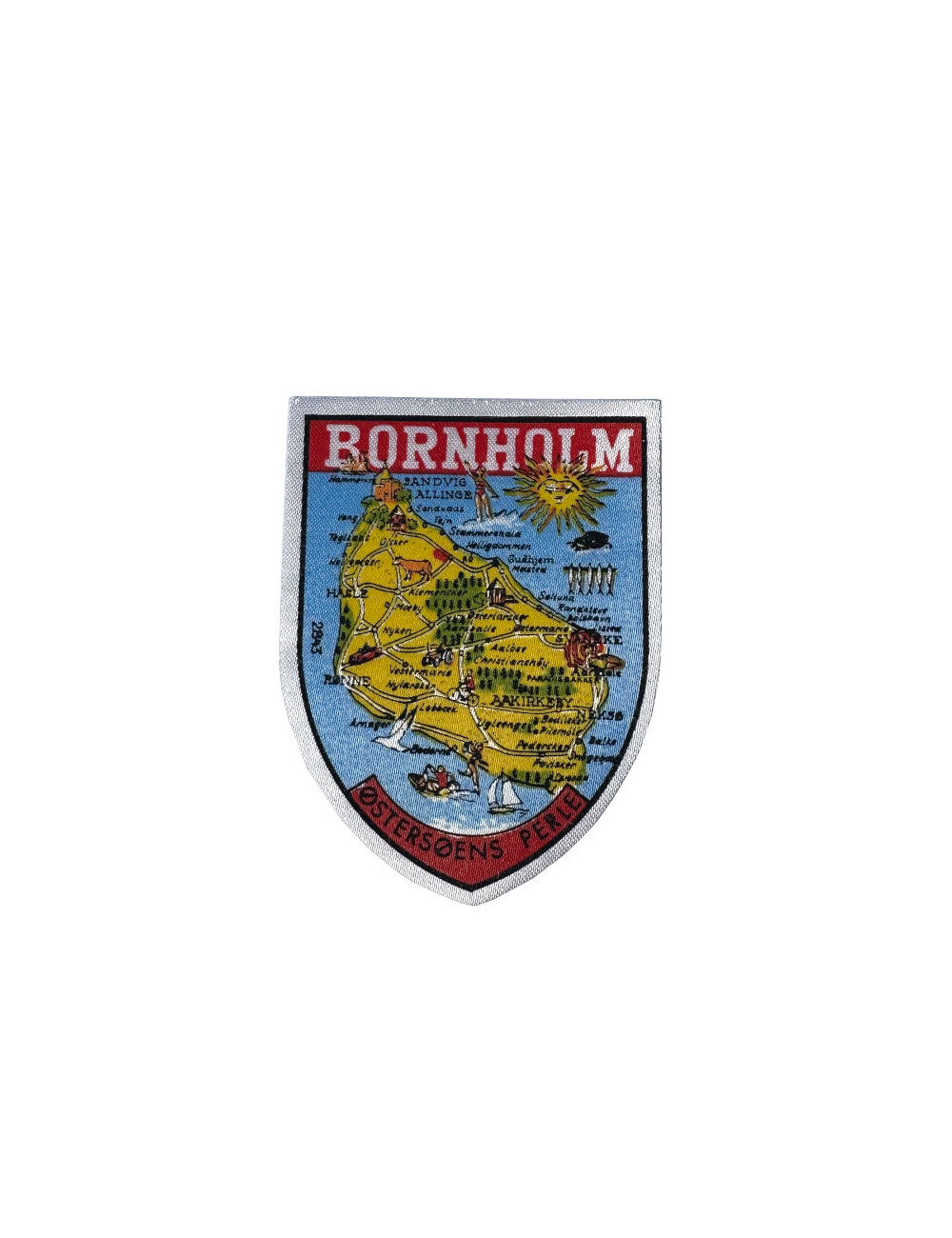 Strygemærke med Bornholm