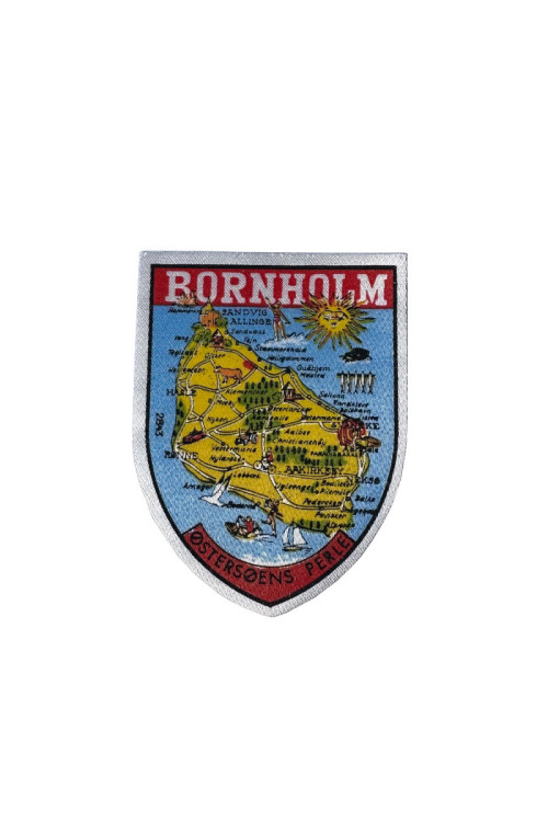 Strygemærke med Bornholm