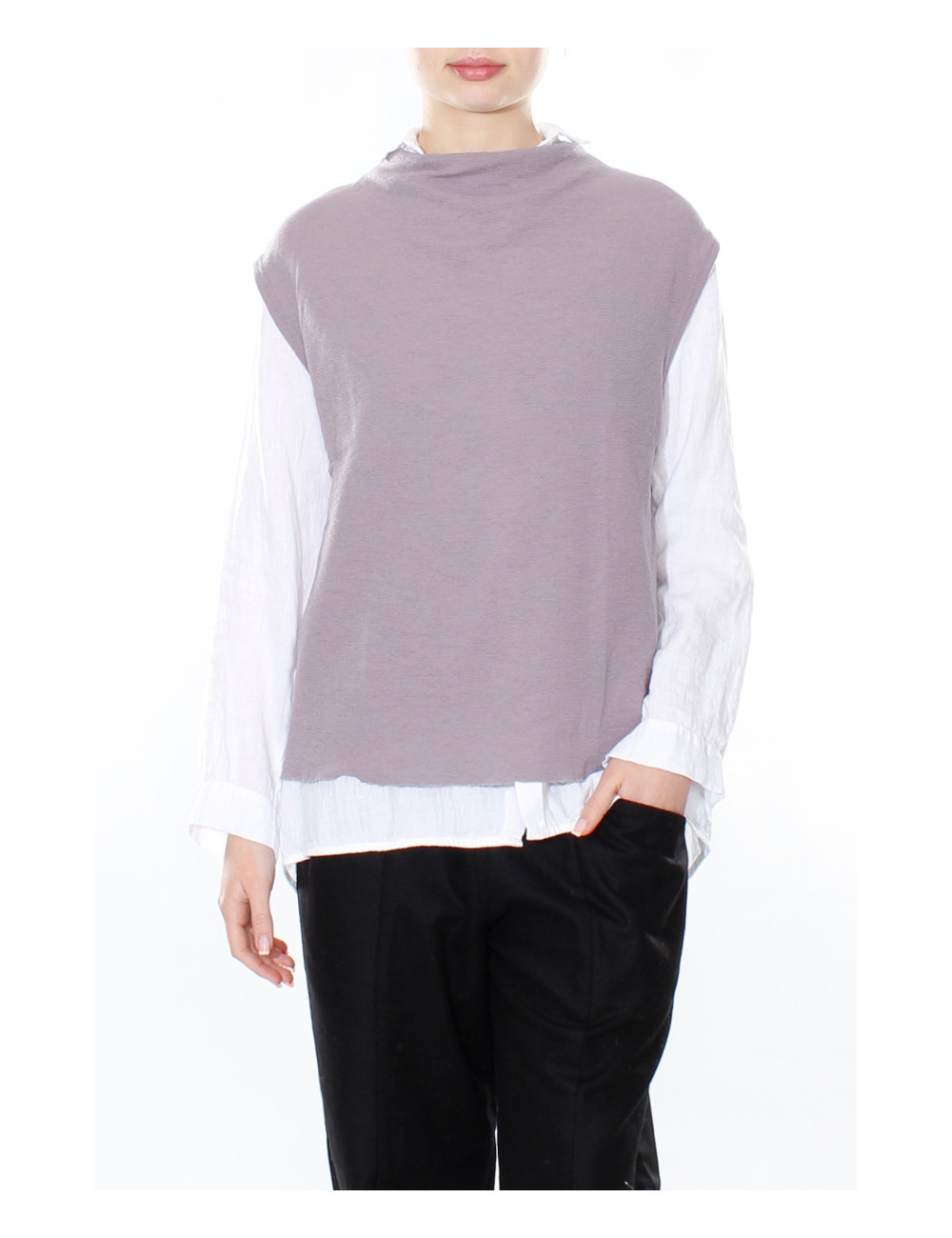 Vest i merino uld 2009 i farver