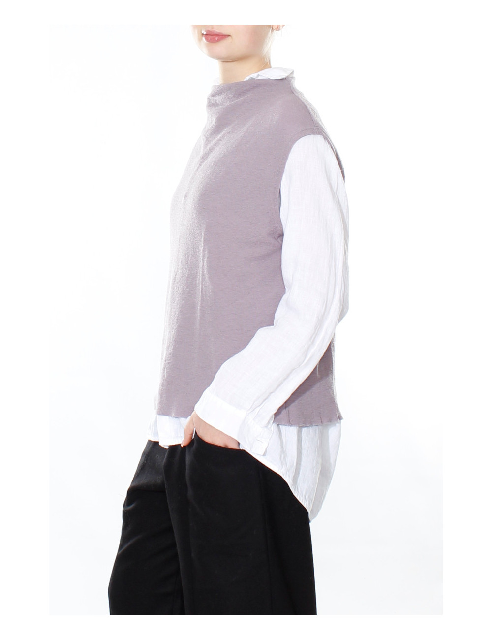 Vest i merino uld 2009 i farver