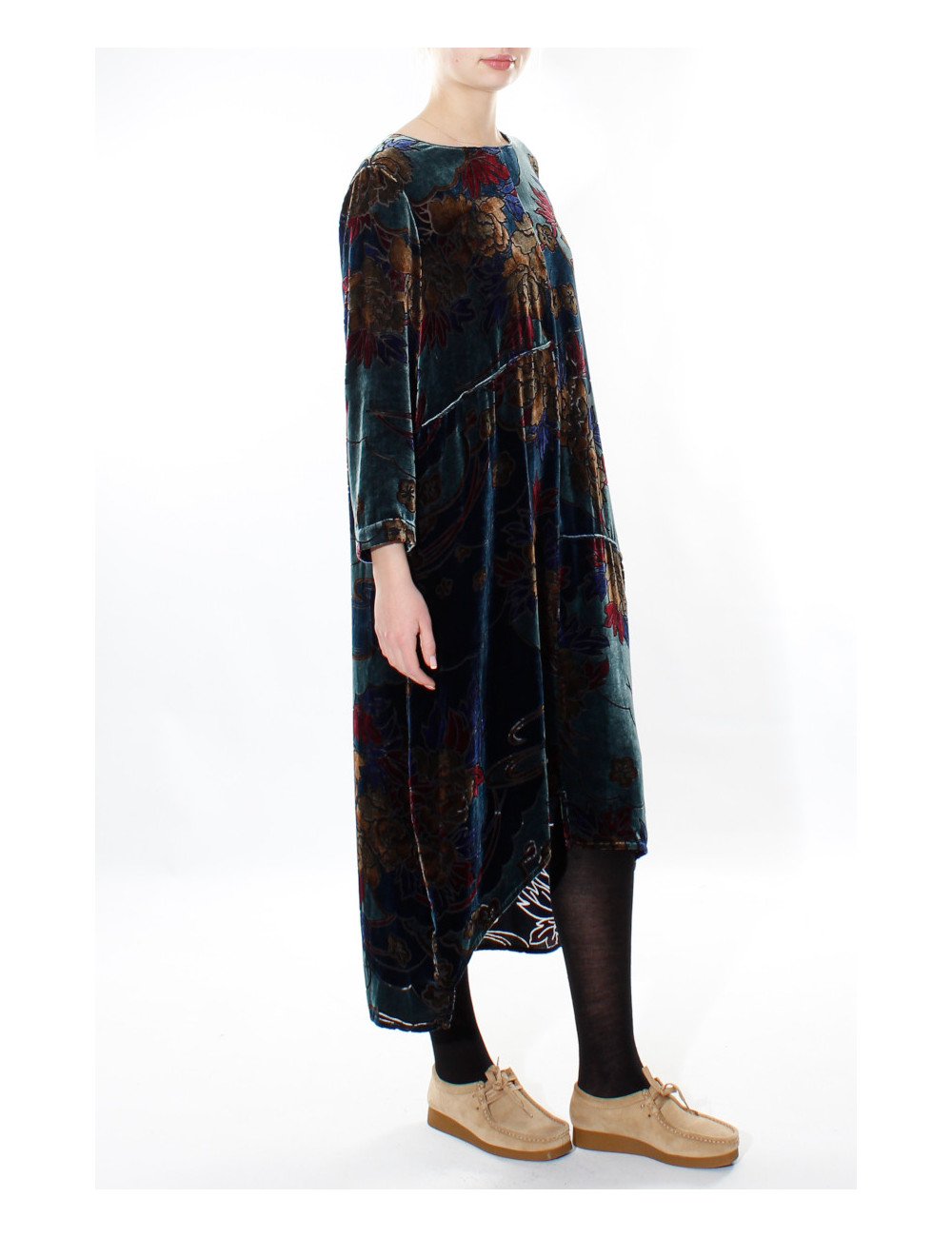 Festlig velour kjole