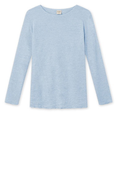 Merino T-shirt i sky blå nr. 817 farve