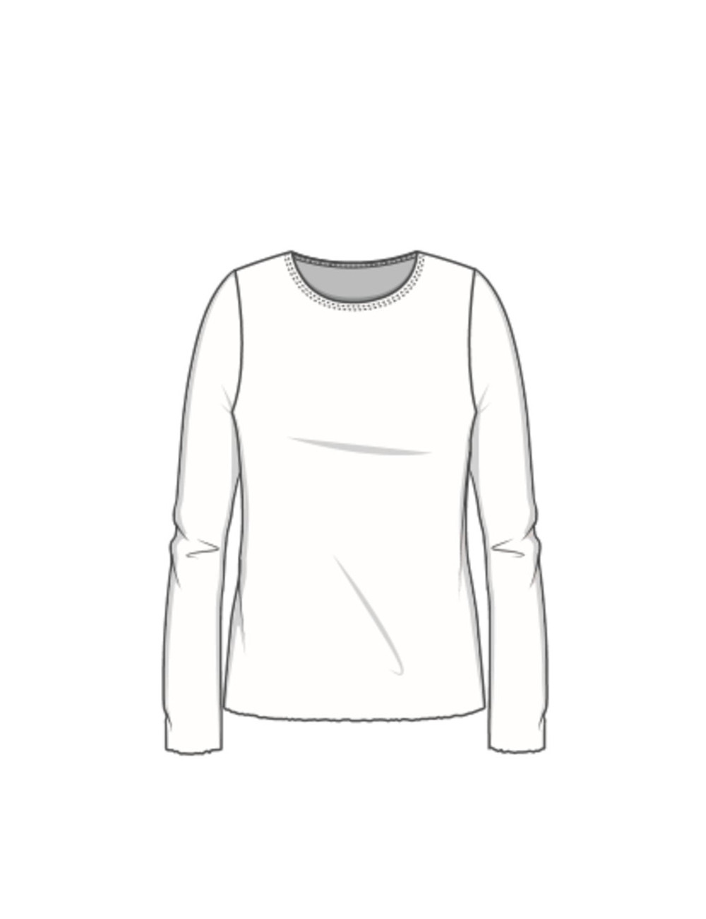 Merino T-shirt 4002 i grønne og blålige farver