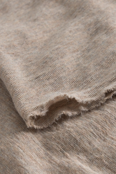 Merino tunika i sand