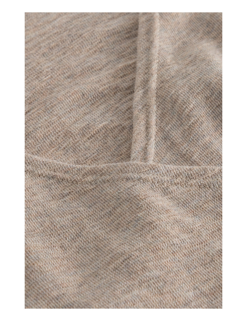 Merino uld bluse med slå om detalje 4008 i basis farver